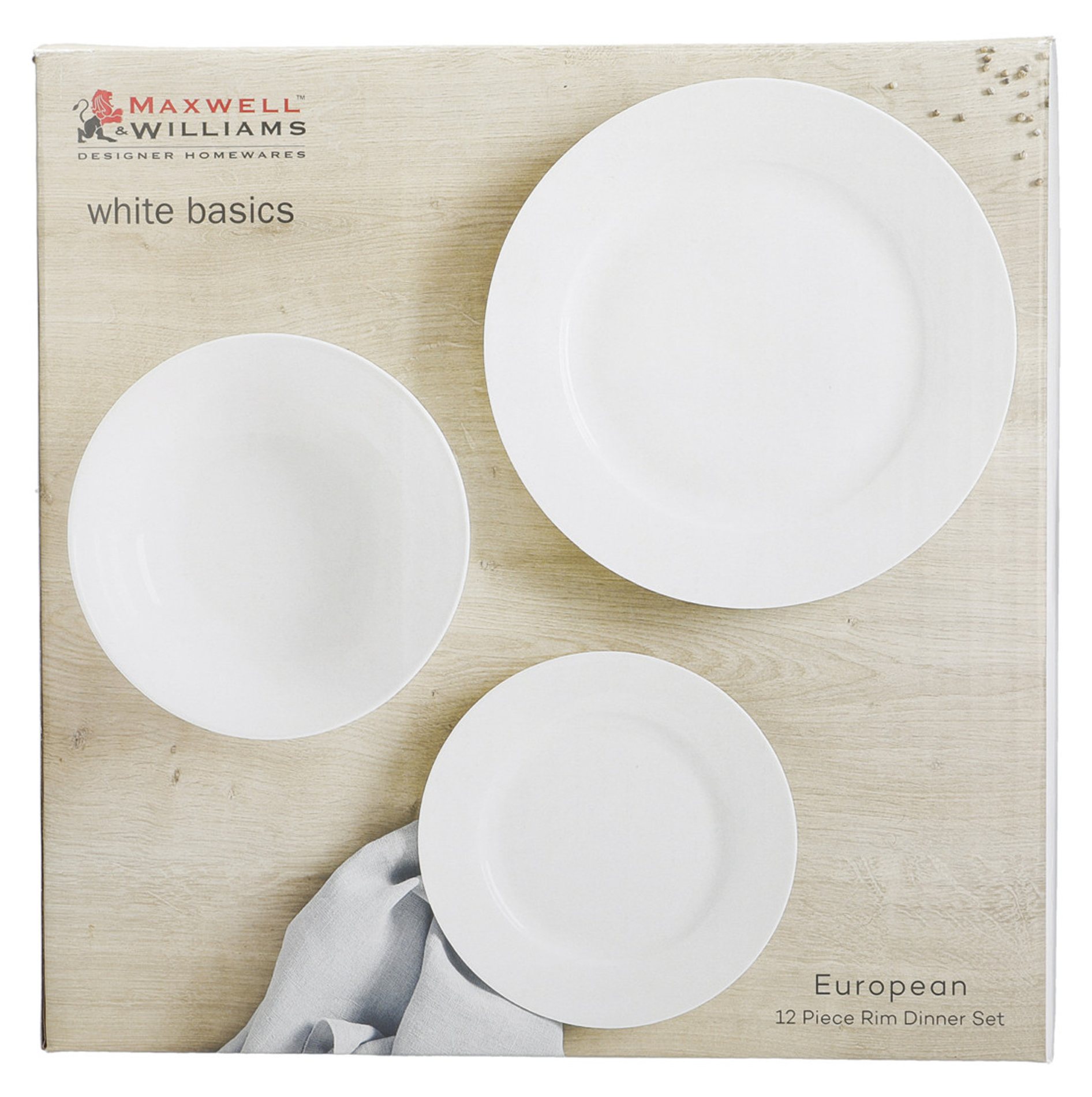 Maxwell Williams White Basics Piece Dinner Set Aldiss