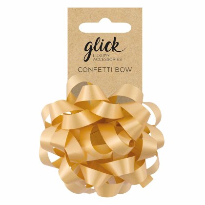 Glick Confetti Bow Gold Glick Confetti Bow Gold