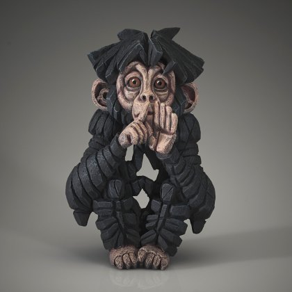 Edge Sculptures - Baby Chimpanzee 'Speak No Evil' Edge Sculptures - Baby Chimpanzee 'Speak No Evil'