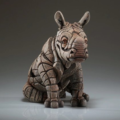 Edge Sculptures - White Rhinoceros Calf Edge Sculptures - White Rhinoceros Calf