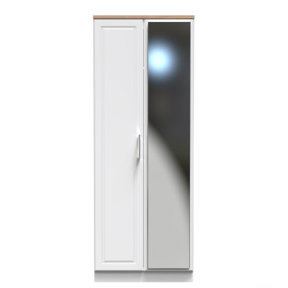 Stoneacre Tall 2ft 6in Mirror Wardrobe Stoneacre Tall 2ft 6in Mirror Wardrobe