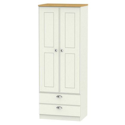 Elizabeth Tall 2ft 6in 2 Drawer Wardrobe Elizabeth Tall 2ft 6in 2 Drawer Wardrobe