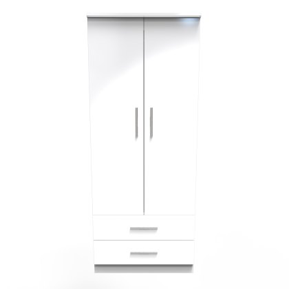 Kingsley 2ft 6in 2 Drawer Wardrobe Kingsley 2ft 6in 2 Drawer Wardrobe