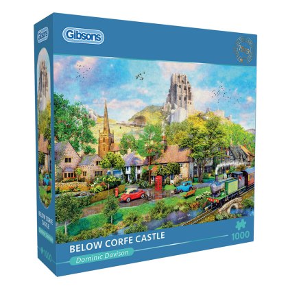 Gibsons Below Corfe Castle 1000 Piece Puzzle Gibsons Below Corfe Castle 1000 Piece Puzzle
