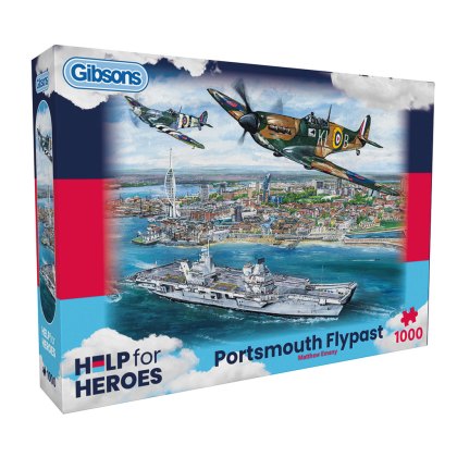 Gibsons Portsmouth Flypast 1000 Piece Puzzle Gibsons Portsmouth Flypast 1000 Piece Puzzle