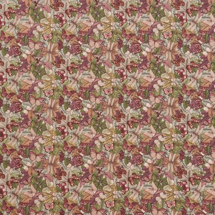 Botanist Coral Matt PVC Fabric Botanist Coral Matt PVC Fabric