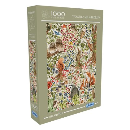 Gibsons Woodland Wildlife 1000 Piece Puzzle Gibsons Woodland Wildlife 1000 Piece Puzzle