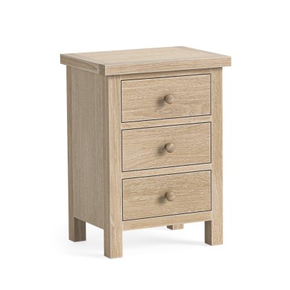 Cottage Collection Bedside Table in Oak Cottage Collection Bedside Table in Oak