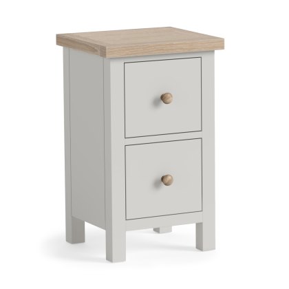 Cottage Collection Narrow Bedside Table in Grey Cottage Collection Narrow Bedside Table in Grey