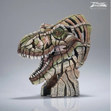 Edge Sculptures - Miniature T-Rex Bust Edge Sculptures - Miniature T-Rex Bust