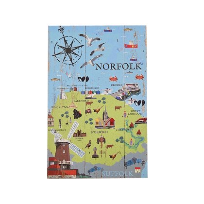 Zippy & George Norfolk Windmill Plaque Midi Zippy & George Norfolk Windmill Plaque Midi