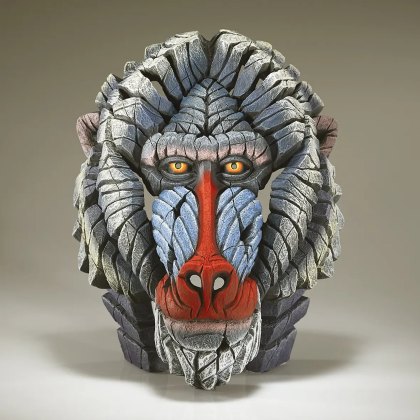 Edge Sculptures - Mandrill Bust Edge Sculptures - Mandrill Bust