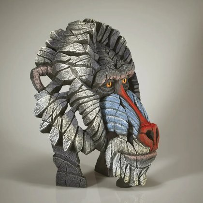 Edge Sculptures - Mandrill Bust Edge Sculptures - Mandrill Bust