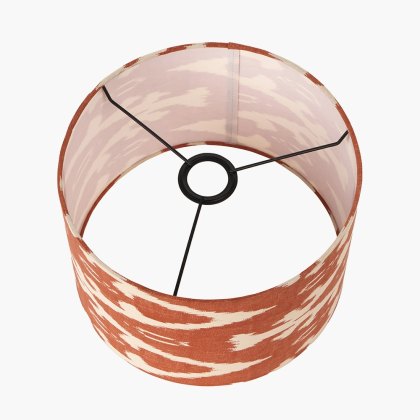 Pacific Lars 35cm Cinnamon Ikat Cylinder Lampshade Pacific Lars 35cm Cinnamon Ikat Cylinder Lampshade