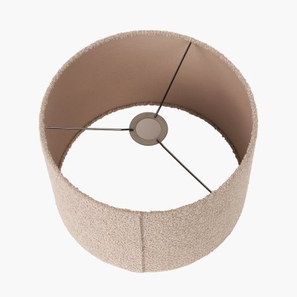 Pacific Rouen 30cm Taupe Boucle Cylinder Lampshade Pacific Rouen 30cm Taupe Boucle Cylinder Lampshade