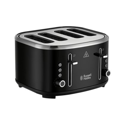 Russell Hobbs Stylevia Black 4 Slice Toaster Russell Hobbs Stylevia Black 4 Slice Toaster
