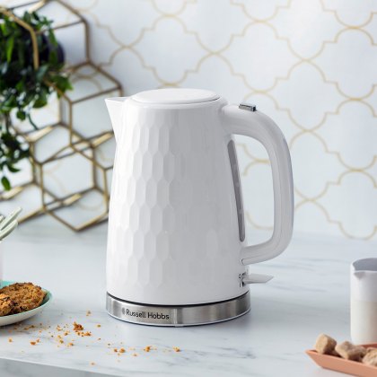 Russell Hobbs Honeycomb Kettle White Russell Hobbs Honeycomb Kettle White