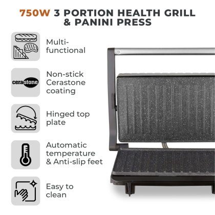 Tower Panini Grill 750w Tower Panini Grill 750w