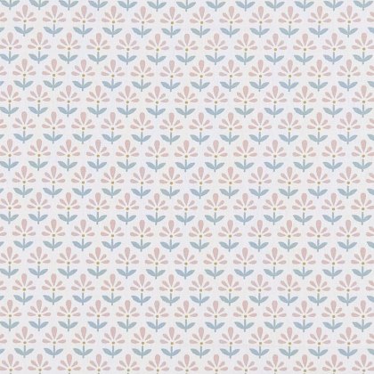 Fleur Blush and Mineral PVC Fabric Fleur Blush and Mineral PVC Fabric