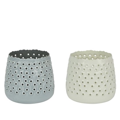 Kaemingk Enamel Tea Light Holder Kaemingk Enamel Tea Light Holder