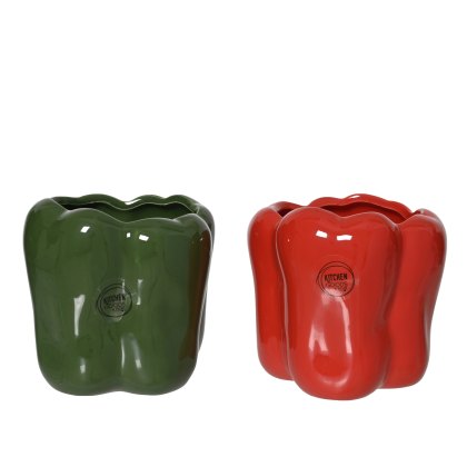 Kaemingk Pepper Glazed Plant Pot Kaemingk Pepper Glazed Plant Pot