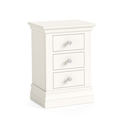 Burgundy Off White 3 Drawer Bedside Table Burgundy Off White 3 Drawer Bedside Table
