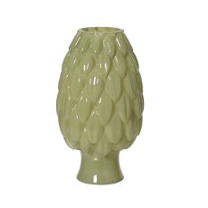 Kaemingk Green Milky Glass Vase Kaemingk Green Milky Glass Vase