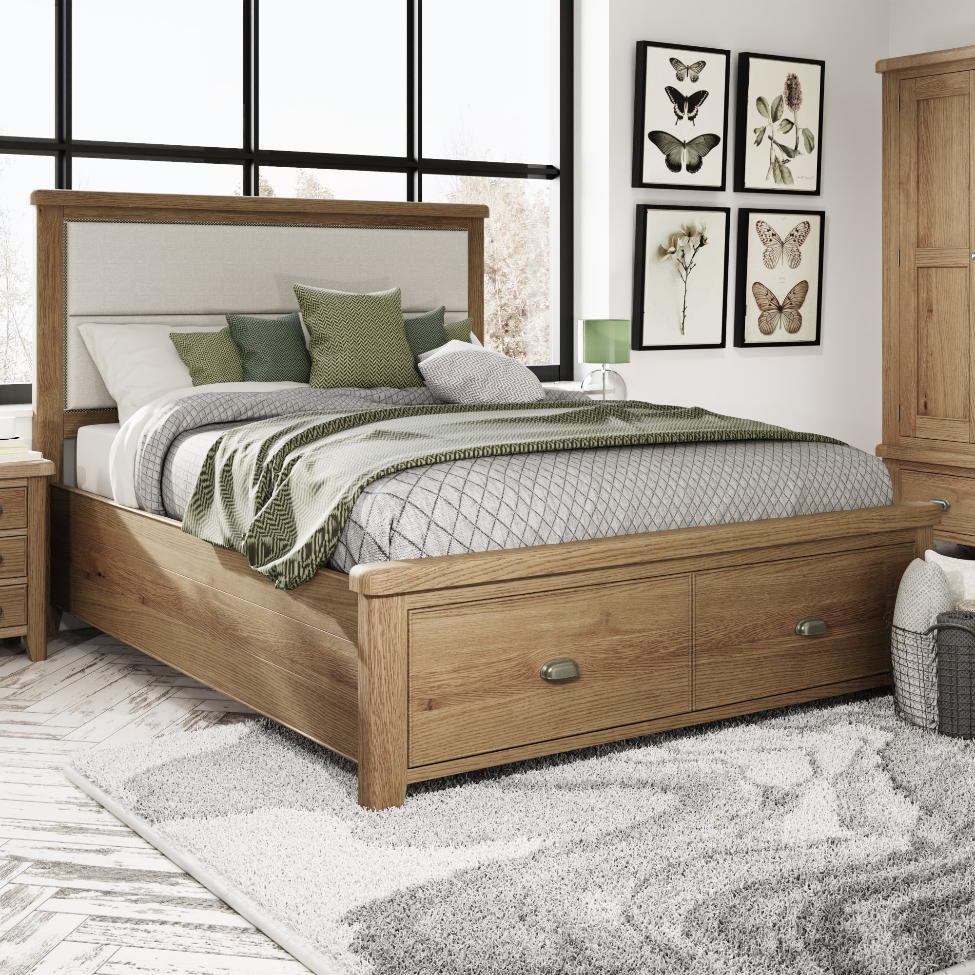 Heritage King Bed Frame And Headboard Aldiss Furniture