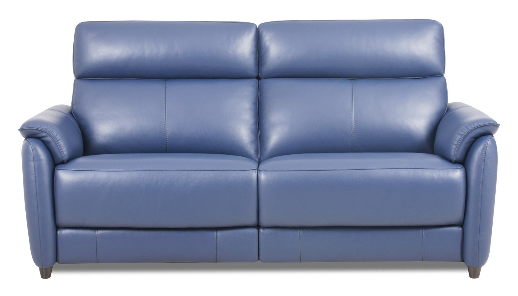 blue 2 seater recliner