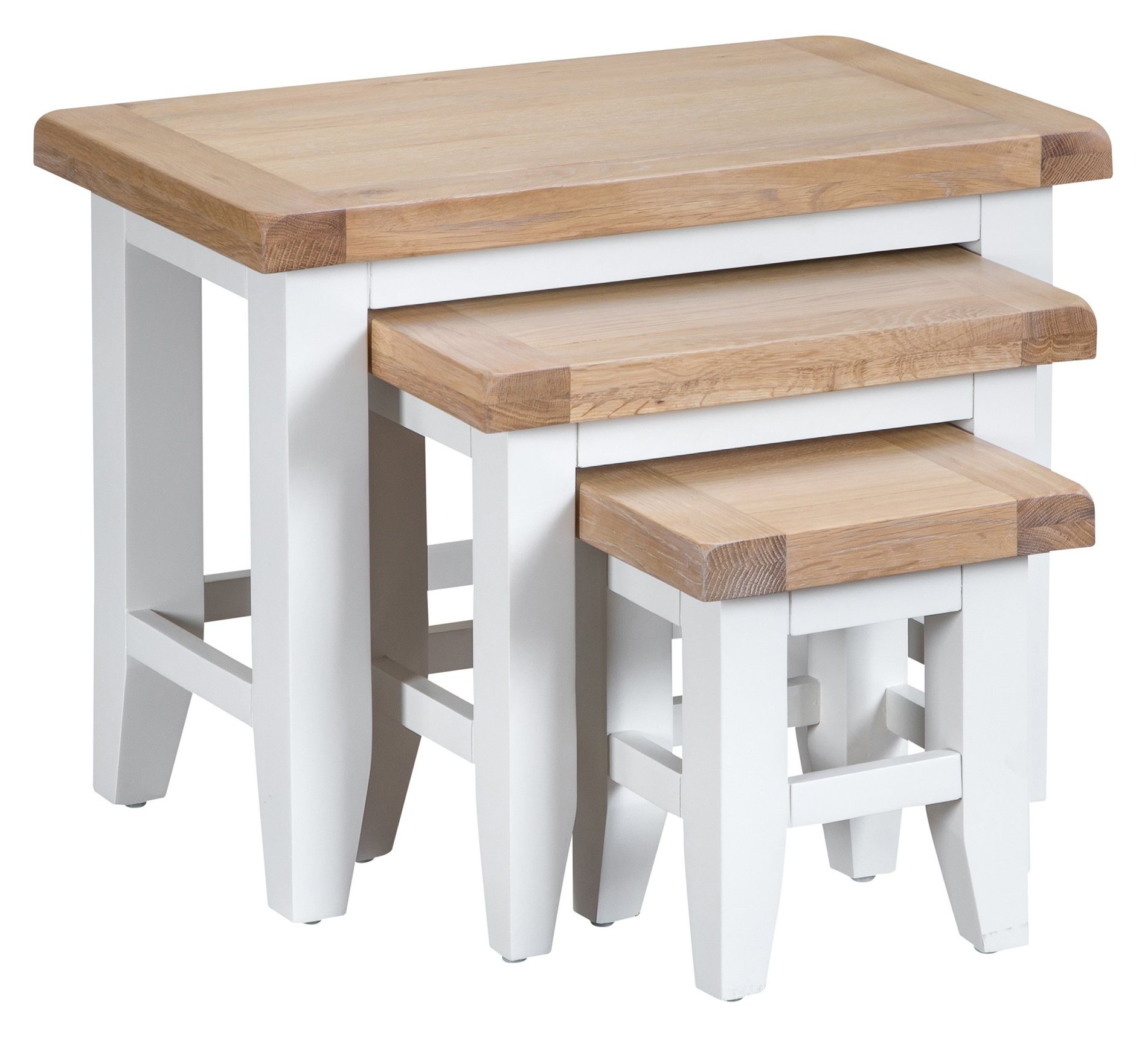 off white nest of tables