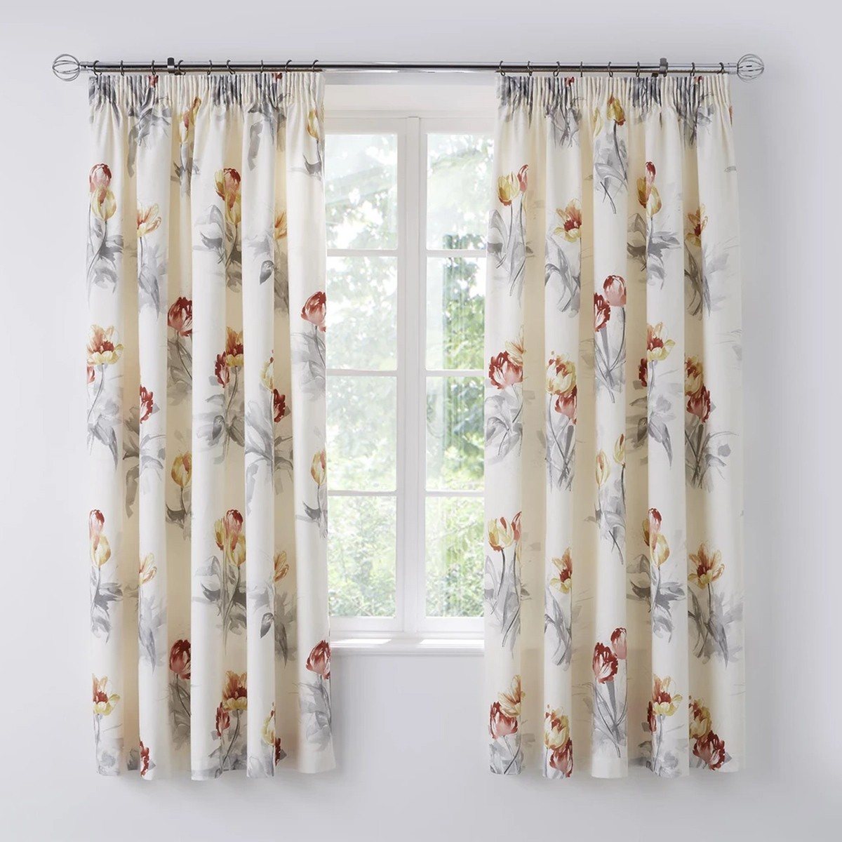 Macy Multi Ready Made Curtains - Aldiss