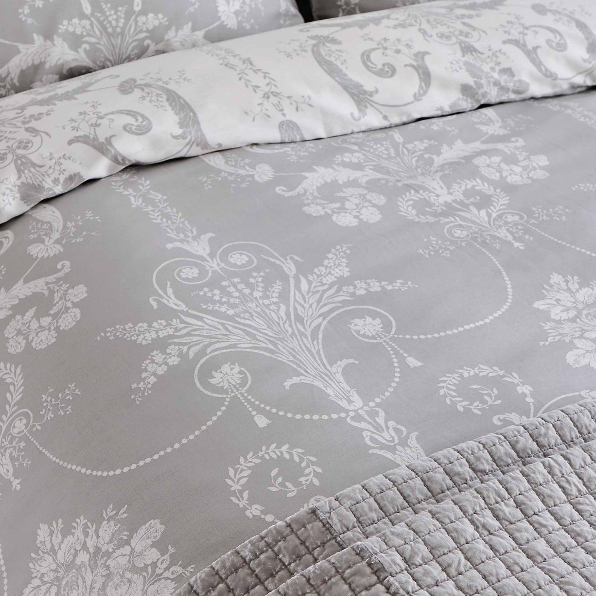 Laura Ashley Josette Dove Bedding - Aldiss