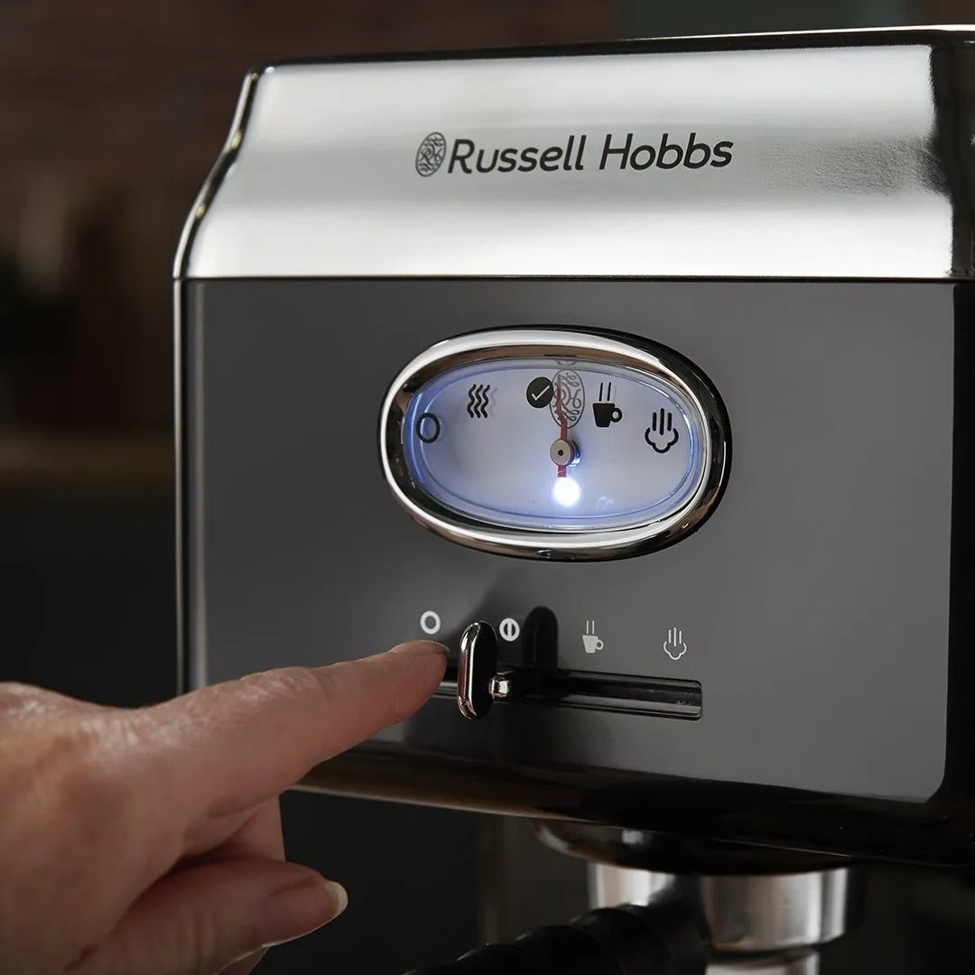 Russell Hobbs Retro Espresso Machine Aldiss of Norfolk