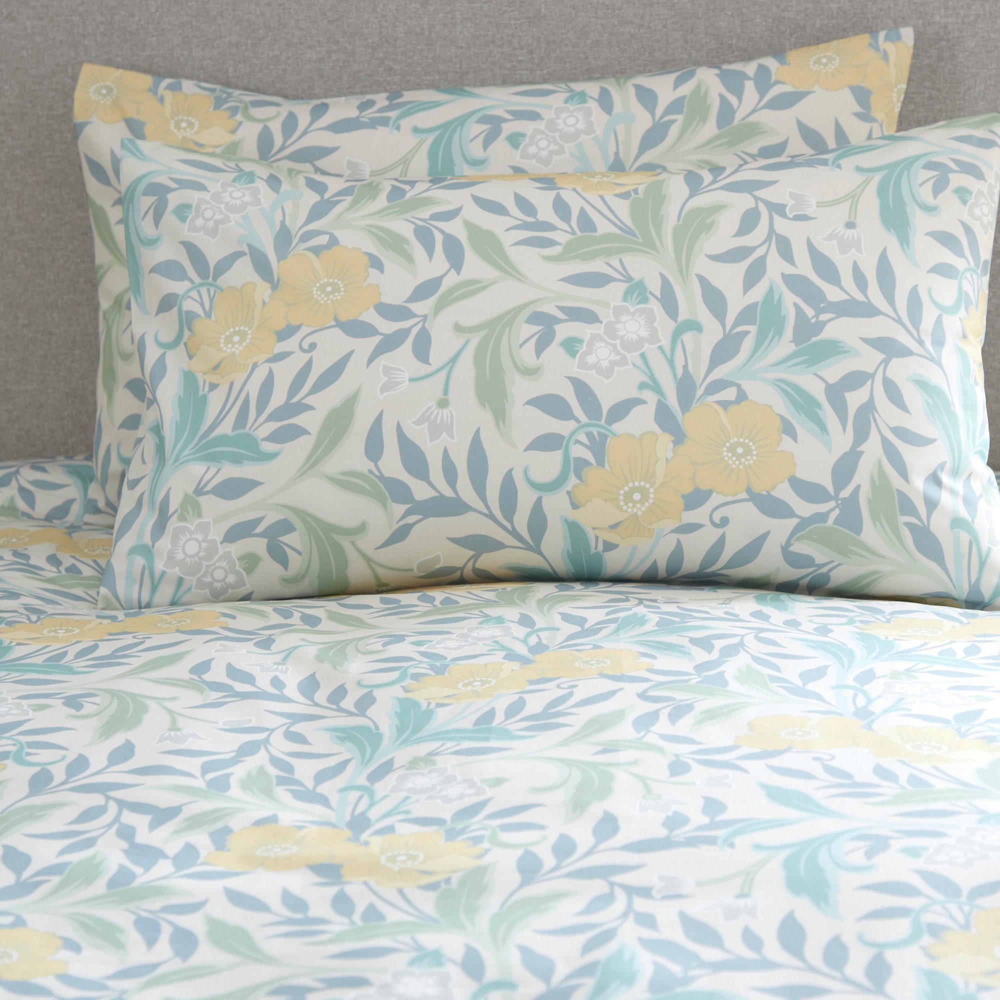 D&D Sandringham Duck Egg Duvet Cover Set | Aldiss of Norfolk