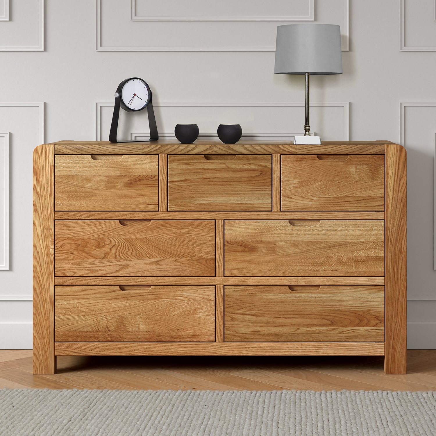 Oak furniture land romsey shop chest of drawers