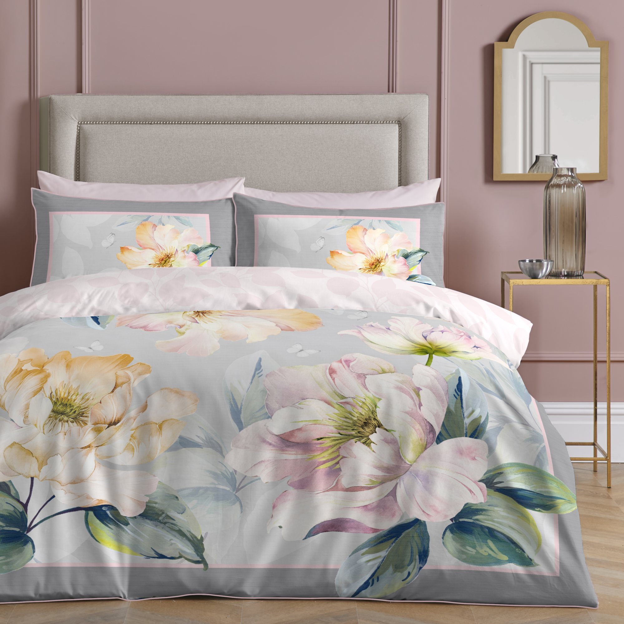 Appletree Brielle Pink Duvet Cover Set | Aldiss of Norfolk