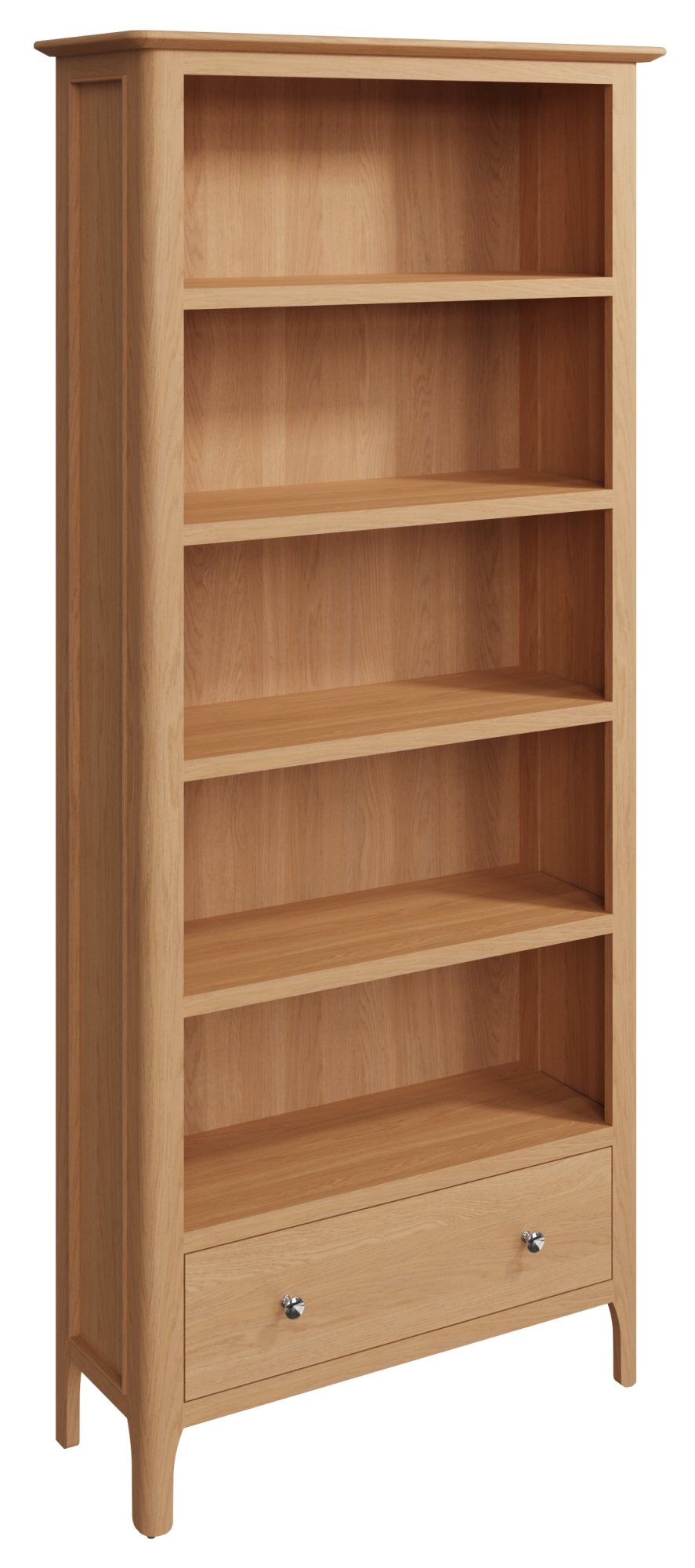 Coastal Large Bookcase | Aldiss Oak Furniture