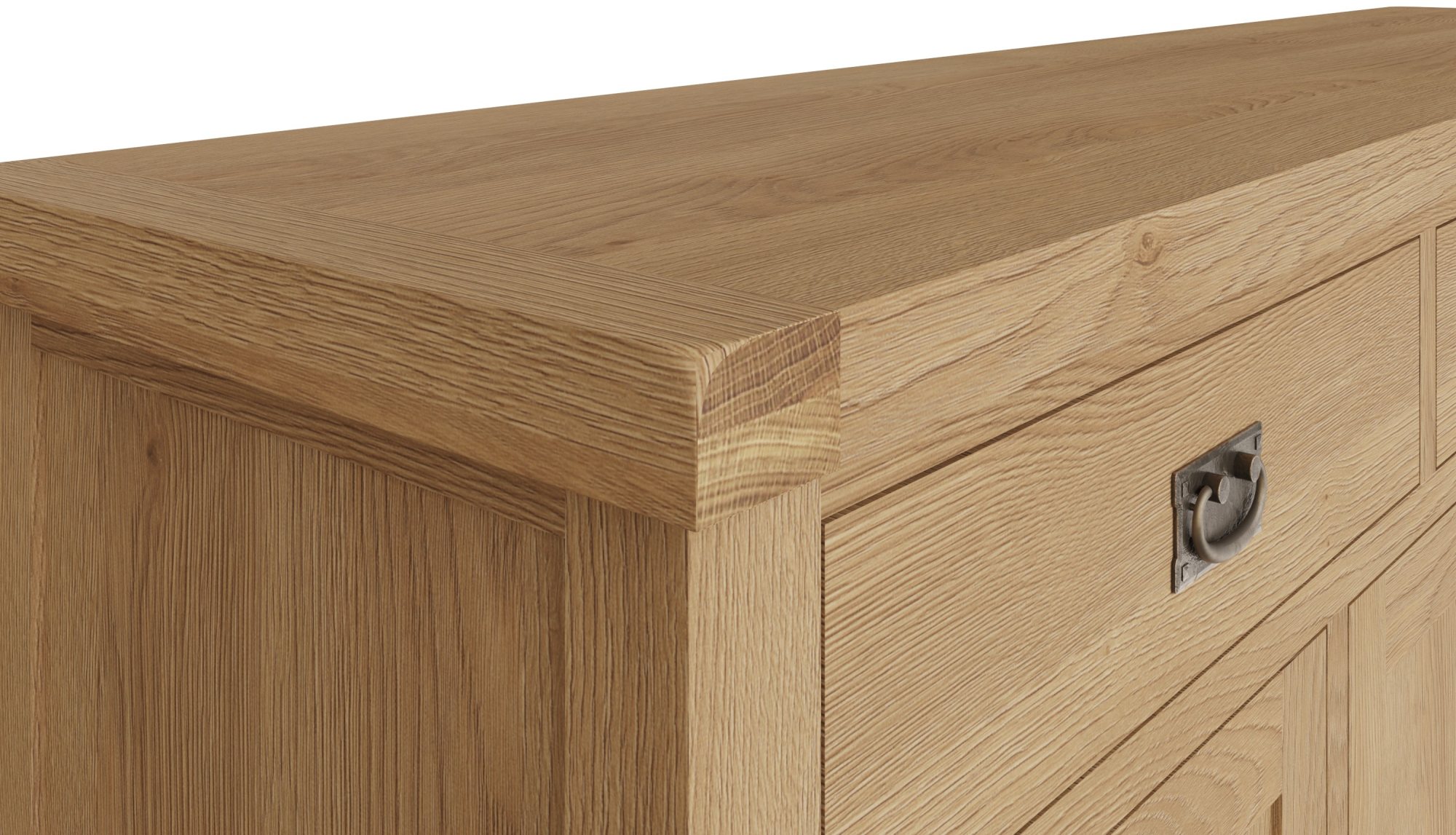 Norfolk Oak 4 Door Sideboard | Aldiss Oak Furniture