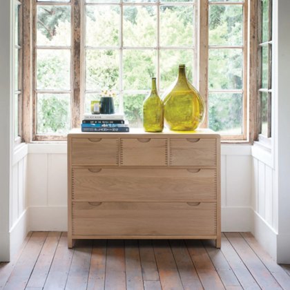 Ercol Bosco 5 Drawer Wide Chest Ercol Bosco 5 Drawer Wide Chest