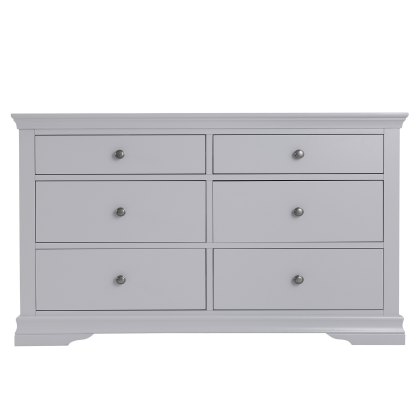 Sorrento Grey 6 Drawer Chest