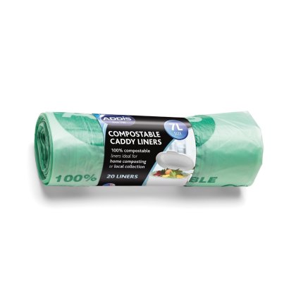 Addis Compostable Caddy Liners Green Addis Compostable Caddy Liners Green