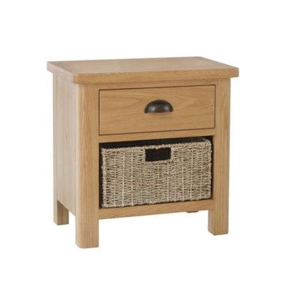 Hastings Editions 1 Drawer 1 Basket Unit in Oak Hastings Editions 1 Drawer 1 Basket Unit in Oak