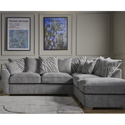 Fantasia RHF Corner Chaise Sofa & End stool with Sofa Bed Fantasia RHF Corner Chaise Sofa & End stool with Sofa Bed