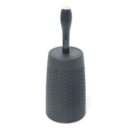 Rattan Toilet Brush Charcoal Rattan Toilet Brush Charcoal