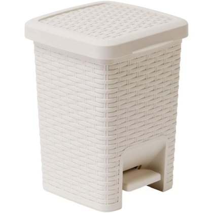 Addis Rattan Pedal Bin Calico Addis Rattan Pedal Bin Calico