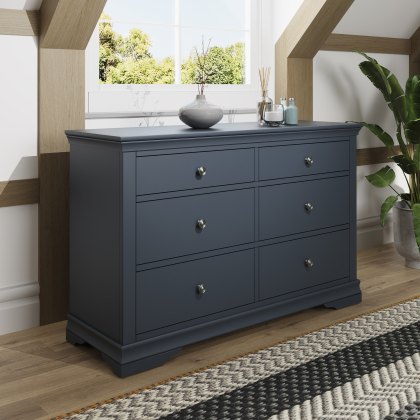 Sorrento Midnight 6 Drawer Chest