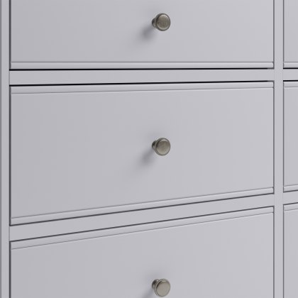 Turin 6 Drawer Chest Grey