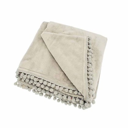 Walton & Co Cashmere Touch Throw Linen Walton & Co Cashmere Touch Throw Linen