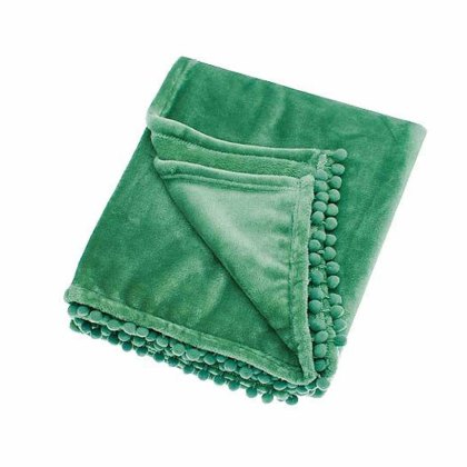 Walton & Co Olive Cashmere Touch Throw Walton & Co Olive Cashmere Touch Throw