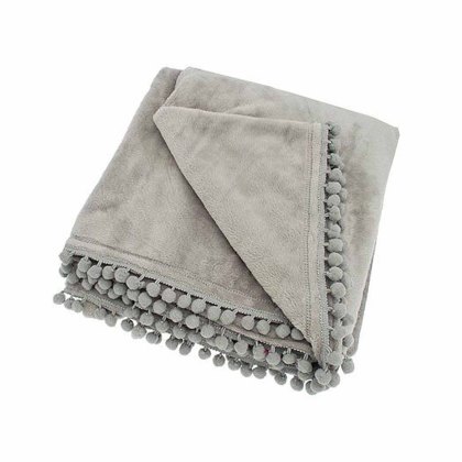 Walton & Co Cashmere Touch Throw Grey Walton & Co Cashmere Touch Throw Grey